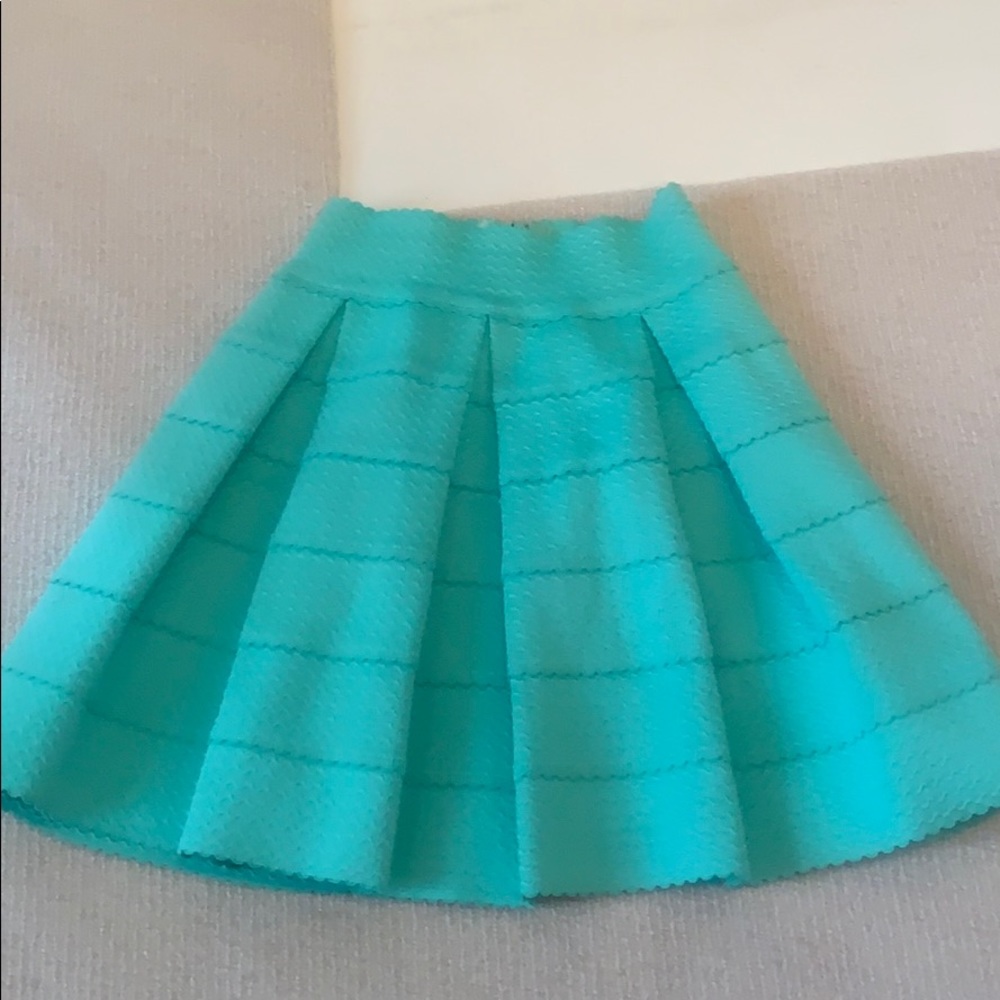 Mint green bubble skirt